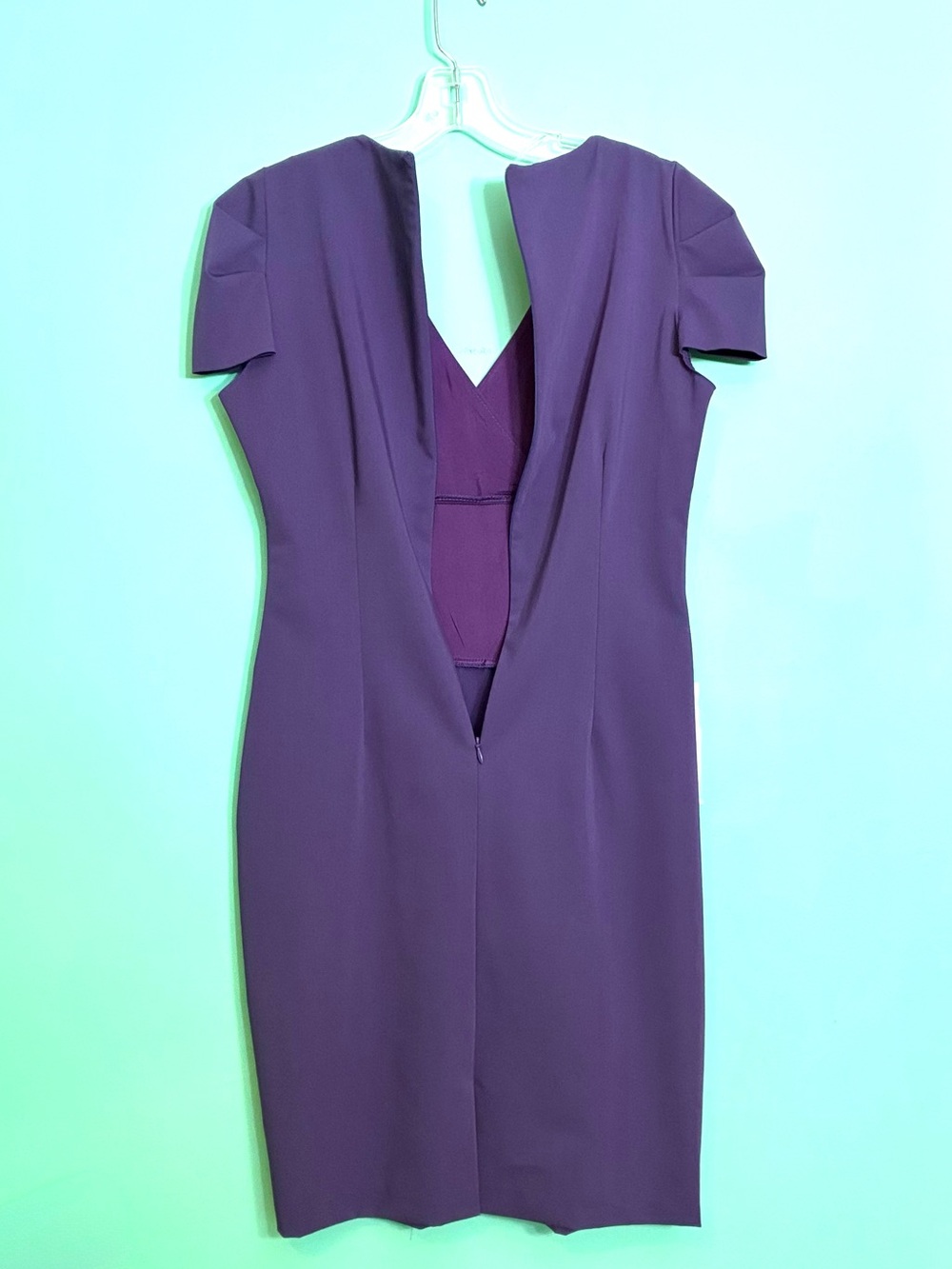 Miss Perrletti Elegant Fashion Purple Dress - Picture 2 of 16